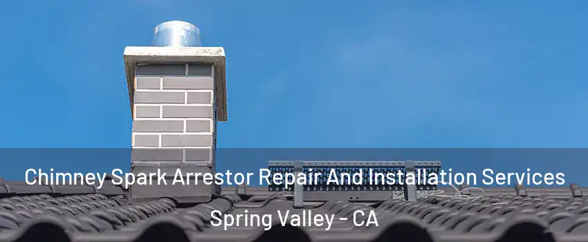 Chimney Spark Arrestor Repair And Installation Services Spring Valley - CA
