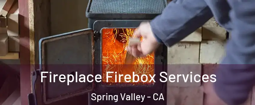  Fireplace Firebox Services Spring Valley - CA