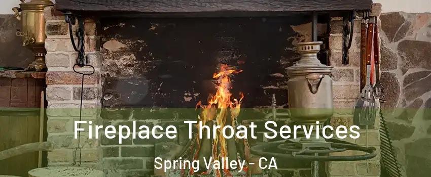  Fireplace Throat Services Spring Valley - CA