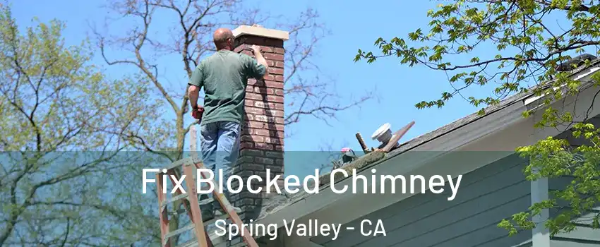  Fix Blocked Chimney Spring Valley - CA