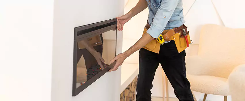 Metal Fireplace Installation in Spring Valley, California