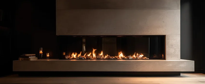 Gas Fireplace Ember Bed Design Services in Spring Valley, California