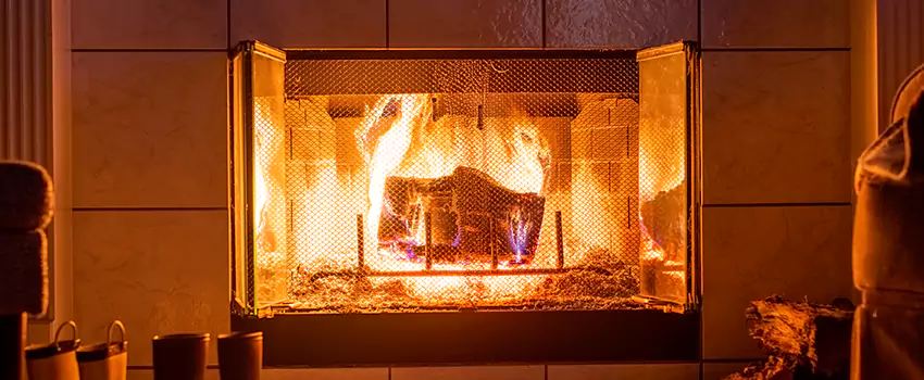 Mendota Hearth Landscape Fireplace Installation in Spring Valley, California