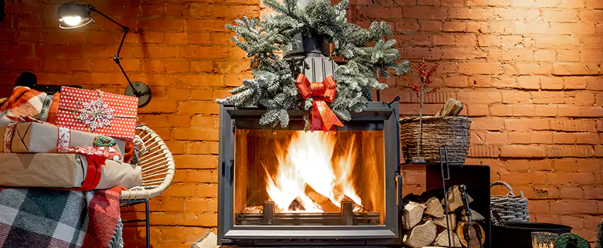 Travis Industries Linear Gas Fireplace Installation in Spring Valley, California